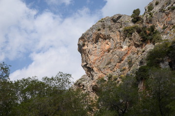 Berg an der Prevelischlucht auf Kreta
