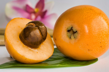 Fresh Medlars in a Dish
