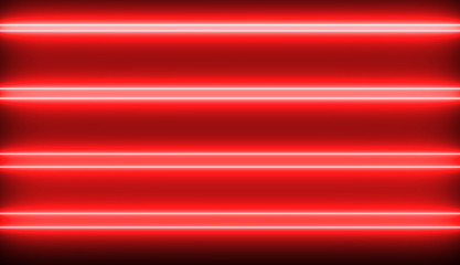 Abstract creative neon bars, lines is shining.