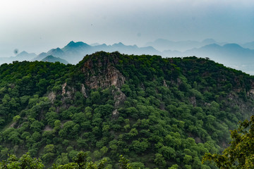 view of mountains