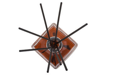 Aromatic sticks for home isolated on white background