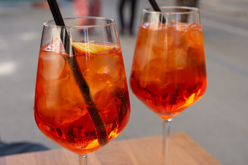 Verres de Spritz, Italie