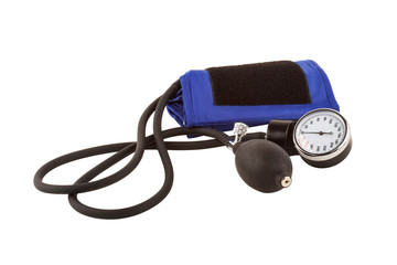 Manual blood pressureisolated on white background