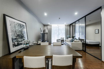Modern, bright, clean, kitchen interior 