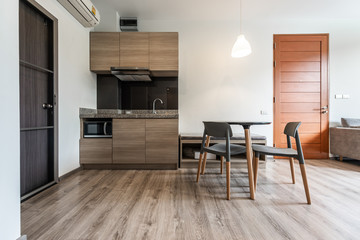 Modern, bright, clean, kitchen interior 