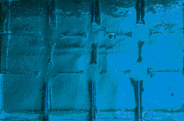 Cold blue latticed background
