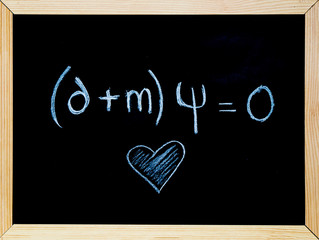 love formula. dirac equation that explains quantum entanglement 