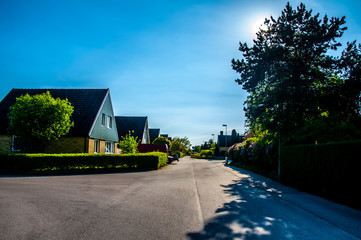 The beautiful street in the city of Malmo