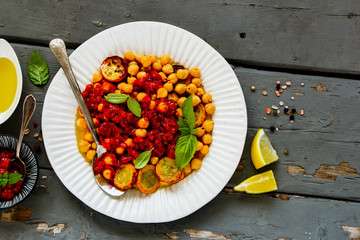 Chick pea salad