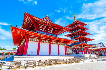 Fototapeta premium 四天王寺 大阪府 日本