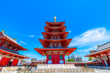 Obraz premium 四天王寺 大阪府 日本