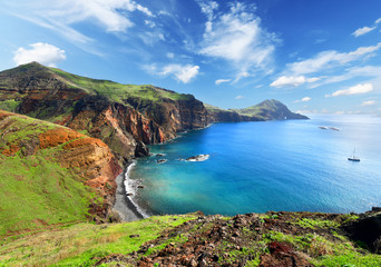Landscape of Portugal island Madeira - obrazy, fototapety, plakaty
