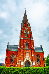 Fototapeta na wymiar All Saints Church in the city of Lund