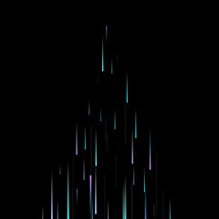 Fast Effect. Motion Neon Light Movement static