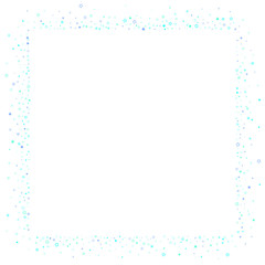 Blue, cyan, turquoise glitter stars confetti