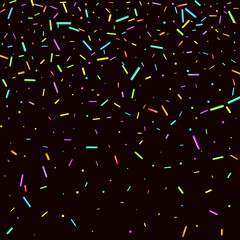 Party background Sprinkles grainy. Sweet confetti