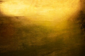 Gold abstract background or texture and gradients shadow