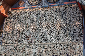 detail of mosque in morocco