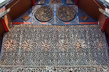 detail of mosque in morocco