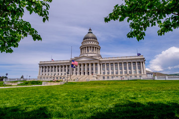 Utah State Capitol in Salt Lake City, USA