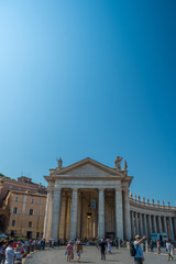Fototapeta premium St. Peter's Square Doric Colonnades in the Vatican