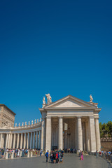 Obraz premium St. Peter's Square Doric Colonnades in the Vatican