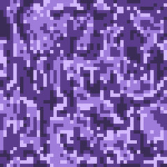 Digital camouflage pattern background, seamless vector . Classic military clothing style. Masking army camo, repeat print for Wallpapers or prints on fabric. Purple colors, violet texture.