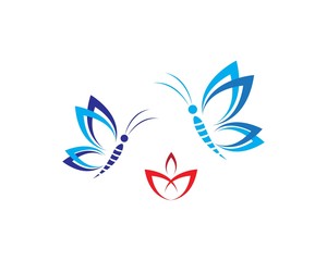 Obraz premium Butterfly Logo Template