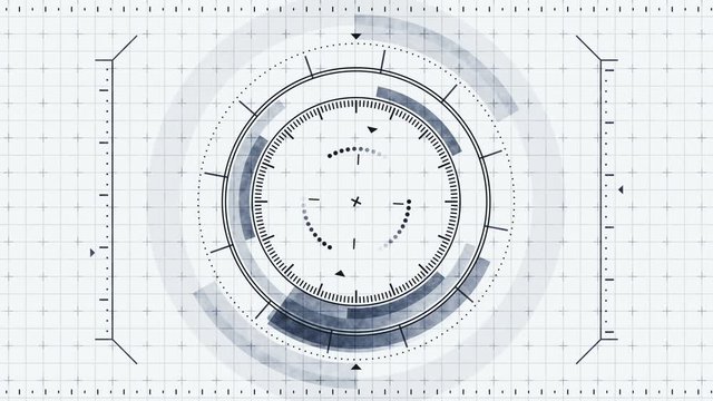 ターゲット 狙い ビジネス レーダー テクノロジー 白黒 ループ