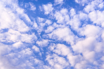 Beautiful blue sky and white clouds.sunshine day.