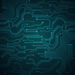 High tech technology geometric