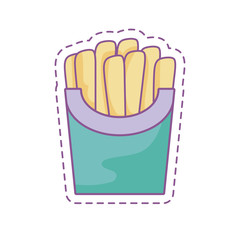 patch of delicious french fries