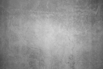 Poster Grunge betonnen muur donkere en grijze kleur voor textuur vintage achtergrond © jakkapan