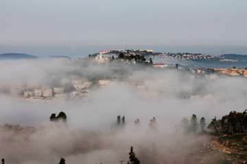 Fototapeta premium A birds-eye view of Jerusalem, Israel