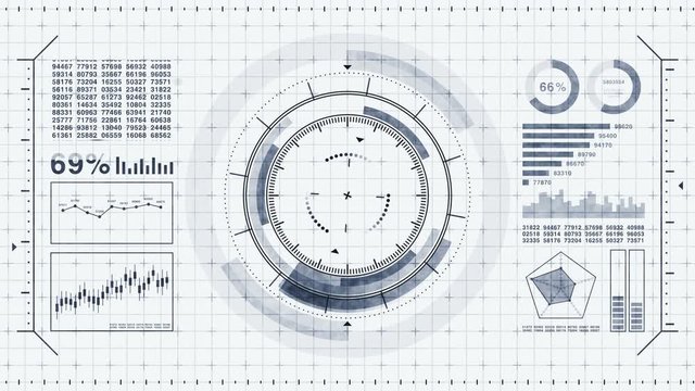 ターゲット 狙い ビジネス レーダー テクノロジー 白黒 ループ