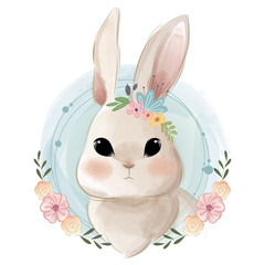 Cute Bunny Portrait