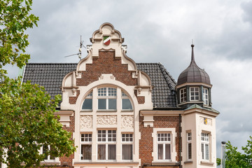 Fototapeta premium Facade of historical building in Kevelaer, Germany