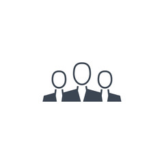 Teamwork related vector glyph icon. Isolated on white background. Vector illustration.