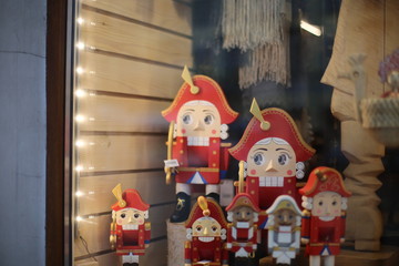 christmas toys on tree