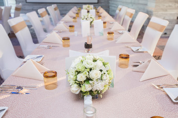 Silverware set  on Luxury Dining Table