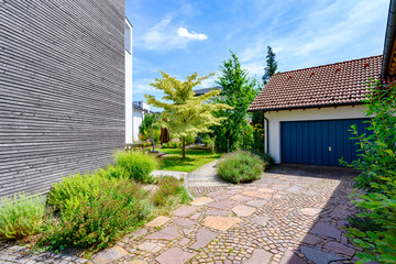 moderner Hauseingang