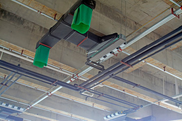 Central air-conditioning vents and pipeline