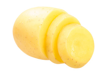 Potato s. tuberosum sliced. paths