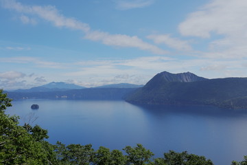 日本　北海道の摩周湖