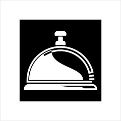 Hotel Bell Icon, Reception Bell