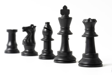 chess isolated on white