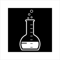 Laboratory Glass Beaker Icon Design