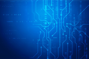 Binary Code Background, Digital Abstract futuristic technology background, flowing number one and zero text in binary code format in technology background. Digital Abstract technology background