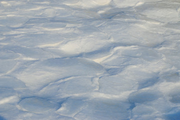Sea ice natural landscape