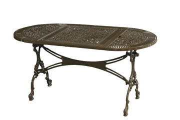 Hand made desk wrought iron 